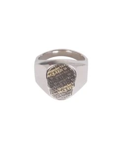 Alexander McQueen Logo Print Skull Ring -Volk Clothing Sales 6c080530c99e4e0251384992df2ed4e0