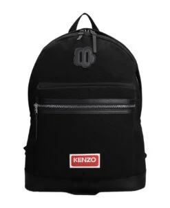 Kenzo Backpack In Black Polyester
