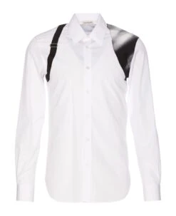 Alexander McQueen Solarised Flower Harness Shirt