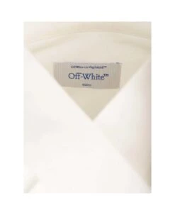Off-White Shirt With Crossed Bands -Volk Clothing Sales 6e8872cec652c91c95536d72d9785b8f