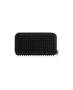 Christian Louboutin Panettone Leather Wallet With Studs