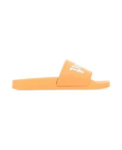 Palm Angels Orange Rubber Slippers