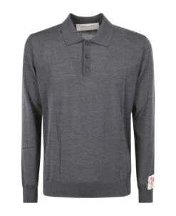 Golden Goose Golden M's Knit Polo Virgin Wool