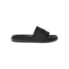 Alexander McQueen Black Rubber Slide Sandals With Logo