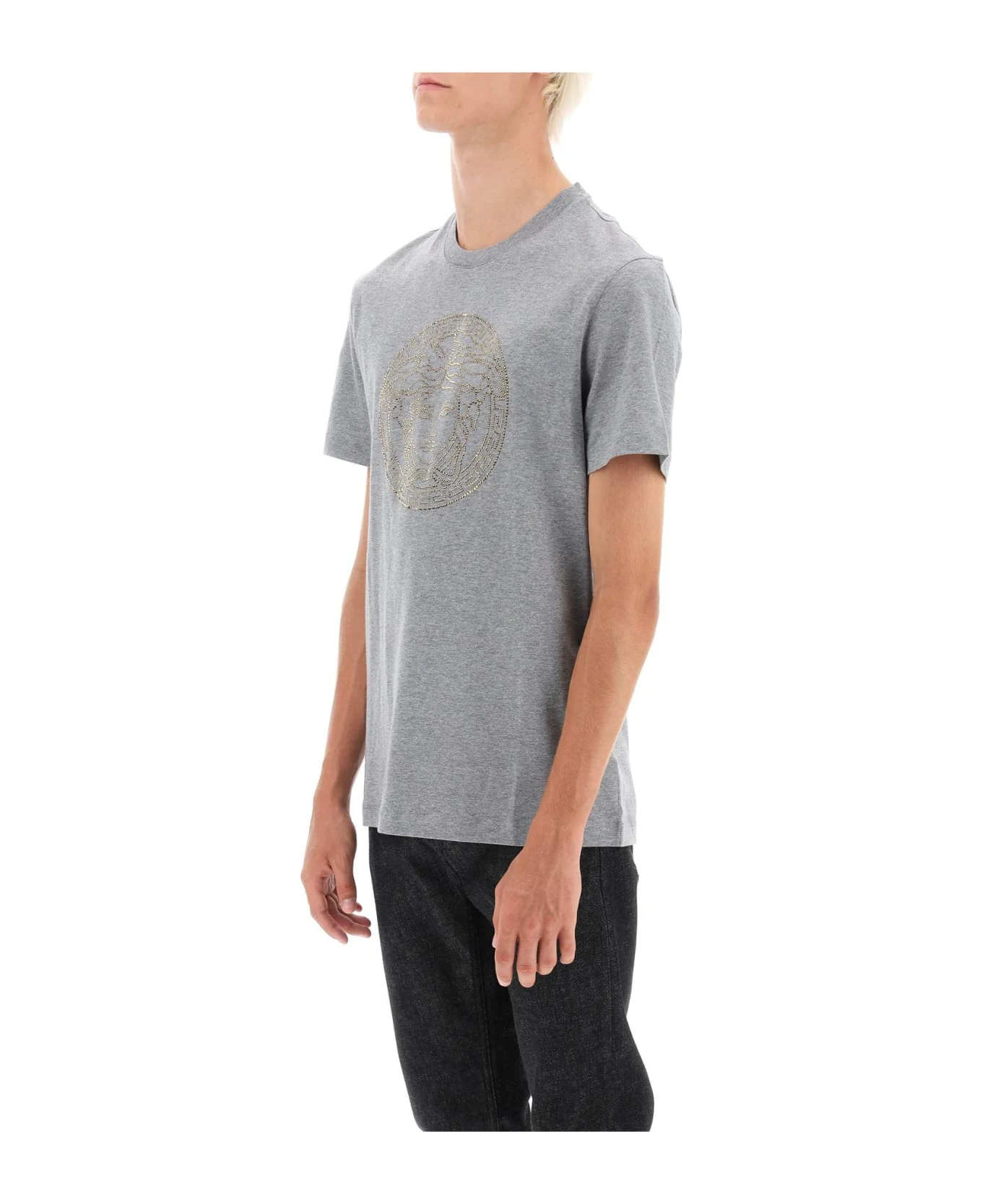 Versace Rhinestones Medusa T-shirt 4 Versace Rhinestones Medusa T-shirt - Image 4