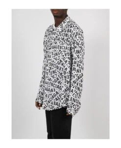 Balenciaga Logo Strips Minimal Shirt -Volk Clothing Sales 72eecb7c12c18c4c575ec392afe1fabe