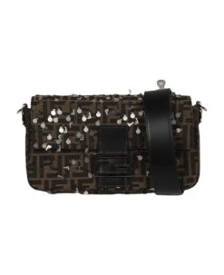 FENDI Ff Sequin Baguette Bag