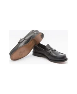 Church's Pembrey Black Prestige Calf Unlined Penny Loafer -Volk Clothing Sales 75e6e4d6588c4ffffc6bdd20840c4bdb