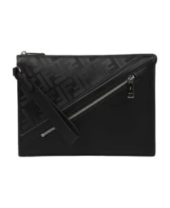 FENDI Shadow Diagonal Clutch