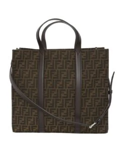 FENDI Ff Jacquard Fabric Bag