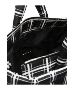 Marni Black And White Checkered Tote Bag 7 Marni Black And White Checkered Tote Bag -Volk Clothing Sales 77f164fc6fb7d01db6f113879bb29ec0