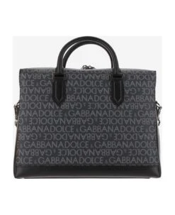 Dolce & Gabbana Coated Jacquard Briefcase -Volk Clothing Sales 782ac80f5842f94df175b64883cd0d95