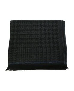 Kiton Houndstooth Patterned Scarf