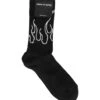Vision Of Super Black Socks With White Contour