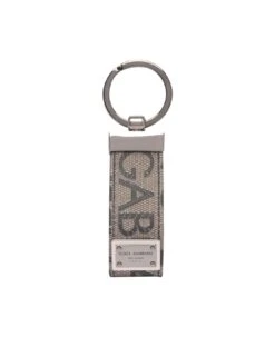 Dolce & Gabbana Jacquard Logo Key Chain