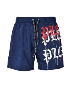 PHILIPP PLEIN Men's Blue Swimsuit