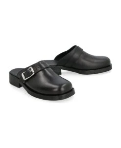 OUR LEGACY Camion Leather Mules -Volk Clothing Sales 81f97a7a296a01af2b81458d84dae862