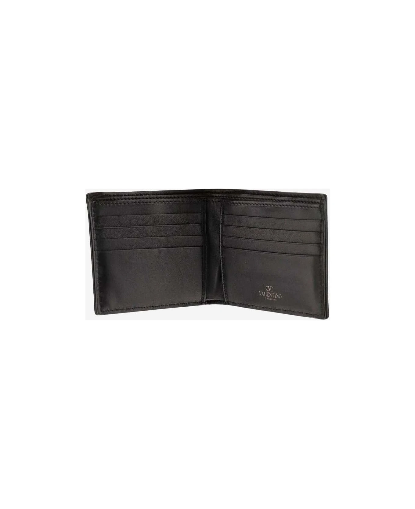 Valentino Garavani Iconographe Toile Wallet With Leather Details 3 Valentino Garavani Iconographe Toile Wallet With Leather Details - Image 3