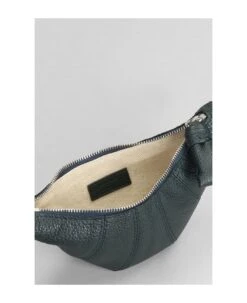 Lemaire Croissant Coin Shoulder Bag In Green Leather -Volk Clothing Sales 861191170e69adfd49a1d39922aa6026