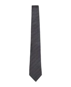 Canali Micro-patterned Silk Tie