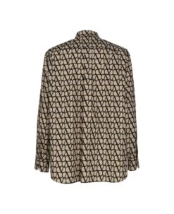 Valentino Garavani Long-sleeved Shirt In Cotton With All-over Toile Iconographe Print -Volk Clothing Sales 8885e8c9c32c8b7ad0ccc195947530a1