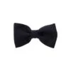 'vela' Blue Pre-tied Bow Tie With Hook Fastening In Satin Man