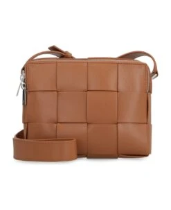 Bottega Veneta Cassette Leather Camera Bag