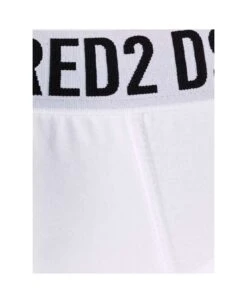DSQUARED2 White Cotton Briefs With Logo -Volk Clothing Sales 8bcf7cdeeb3d169a83fcbba52912b6f3