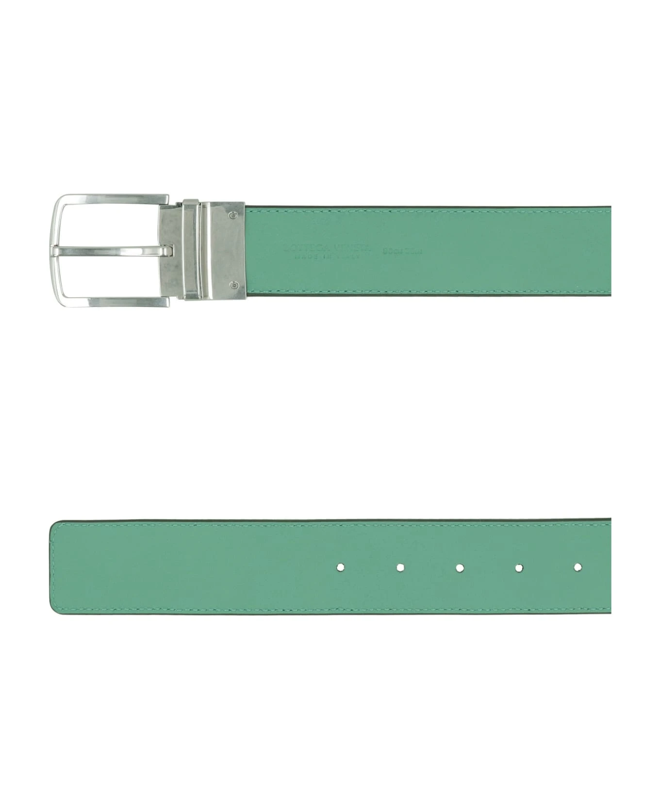 Bottega Veneta Leather Belt With Metal Buckle 4 Bottega Veneta Leather Belt With Metal Buckle - Image 4