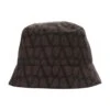 Valentino Garavani Iconographe Toile Bucket Hat In Nylon