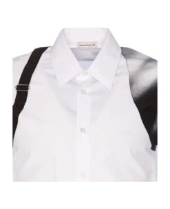 Alexander McQueen Solarised Flower Harness Shirt -Volk Clothing Sales 8febe23cf163f95a22a512e0119a9a51