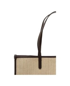 Dolce & Gabbana Beige Structured Shopper With Embroidered Logo In Cotton Blend Woman -Volk Clothing Sales 90acde86c38e2190b266021542b5f49f