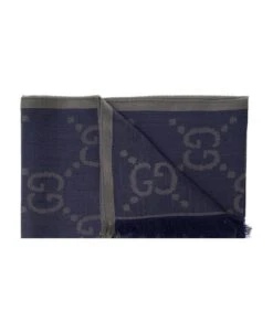 Gucci Scarf With 'gg' Pattern