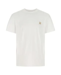 Golden Goose White Cotton Star T-shirt