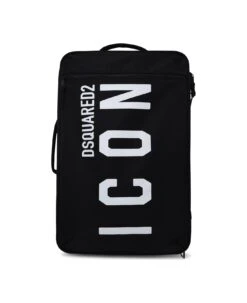 DSQUARED2 Black Nylon Icon Trolley