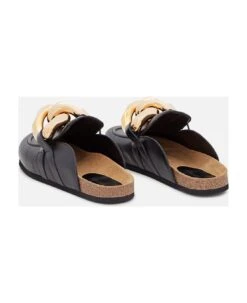 Chain Leather Sabot -Volk Clothing Sales 94fcceb879bd34ea5b24a67f29fda602