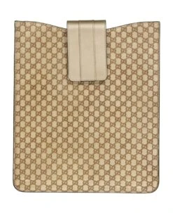 Gucci Ipad Leatter Logo Cover