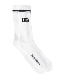 Dolce & Gabbana Socks With Dg Jacquard Logo