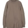 Hustler T Dove Grey Cotton Layered Sweatshirt - Hustler T