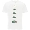 Comme Des Garcons X Lacoste Crocodile Print T-shirt