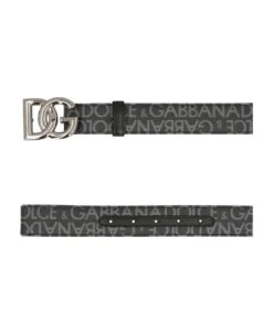 Dolce & Gabbana Coated Canvas Belt -Volk Clothing Sales 9865cfb8324c98fe287bc9d16ffc1919
