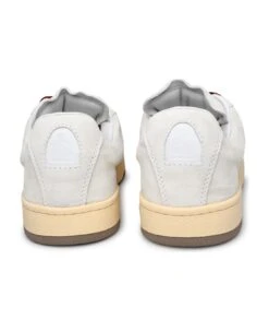 Lanvin Lite Curb Sneakers In Ivory Suede -Volk Clothing Sales 9870397a1bb15f7e4c39bb5ab3c9e099