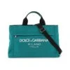 Dolce & Gabbana Rubberized Logo Nylon Duffle Bag