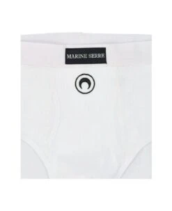Marine Serre Logo-embroidered Logo Tag Ribbed Briefs -Volk Clothing Sales 99a4558db99fc425a314bba8ce059cf8