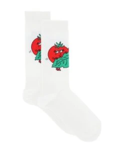Happy Tomatoes Crew Socks