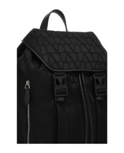 Valentino Garavani 'black Iconographe' Backpack -Volk Clothing Sales 99dbb5a6f3ca0b2670be2691b0da5edd