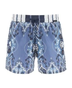 Etro Paisley Print Swimtrunks