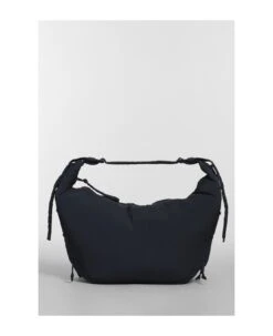 Lemaire Soft Game Bag Shoulder Bag In Blue Nylon