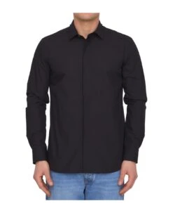 Valentino Garavani Black Untitled Studs Shirt
