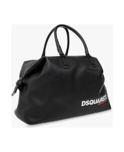 DSQUARED2 Leather Holdall Bag -Volk Clothing Sales 9c26bbaaf6696fe15db6295353edc65e